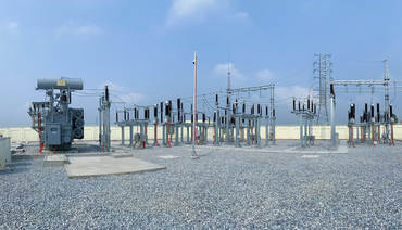 Successfully energizing 110kV Thai Hung transmission line and substation project, in Thai Binh province