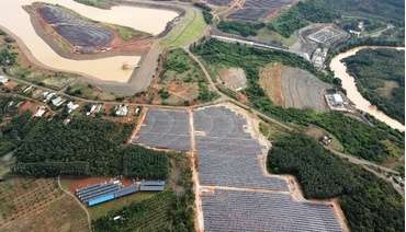 Đóng điện thành công trạm biến áp tăng áp 22/110kV Nhà máy điện mặt trời Thác Mơ, Bình Phước