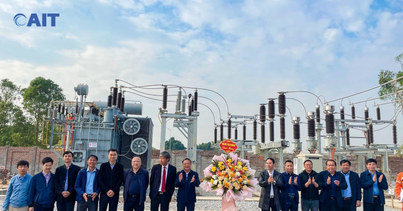 Đóng điện thành công Trạm biến áp 110kV Phú Hà, tỉnh Phú Thọ