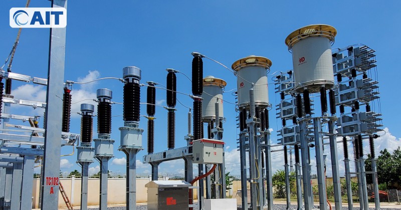 Hoàn thành đóng điện Dự án lắp đặt tụ bù tại thanh cái Trạm biến áp 110kV Bắc Á