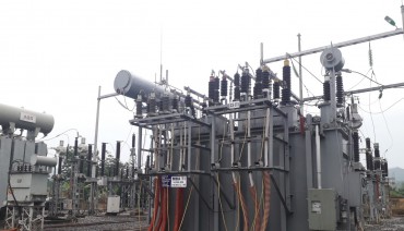 Đóng điện hoàn thành dự án nâng công suất máy biến áp T1 Trạm biến áp 110kV Phố Vàng